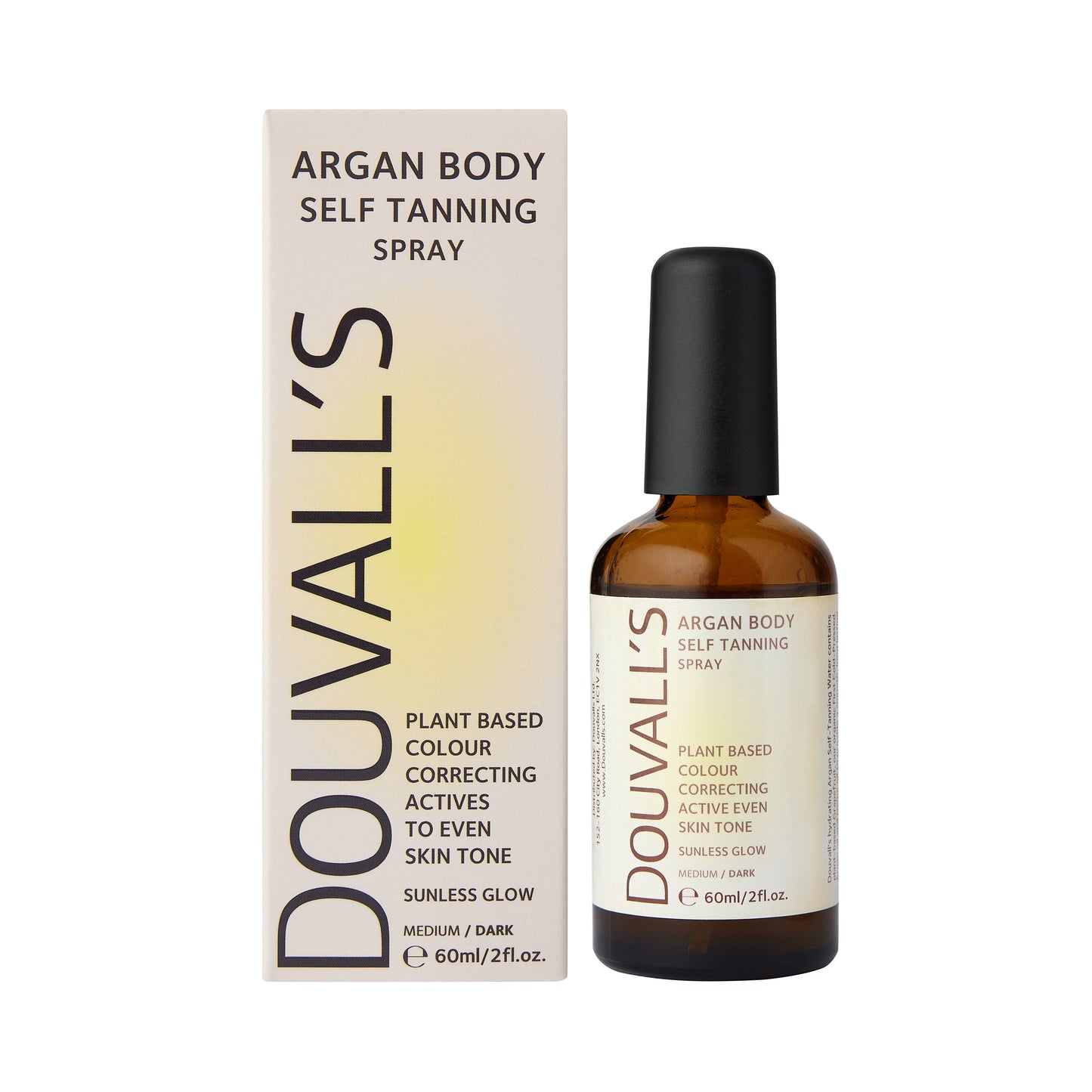 Argan Self Tanning Body Spray 60ml | Semi-Permanent Self Tanning Spray