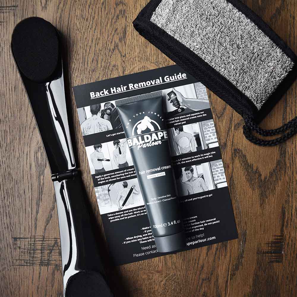 Baldape Parlour Back & Body Hair Removal - The Silverback Kit