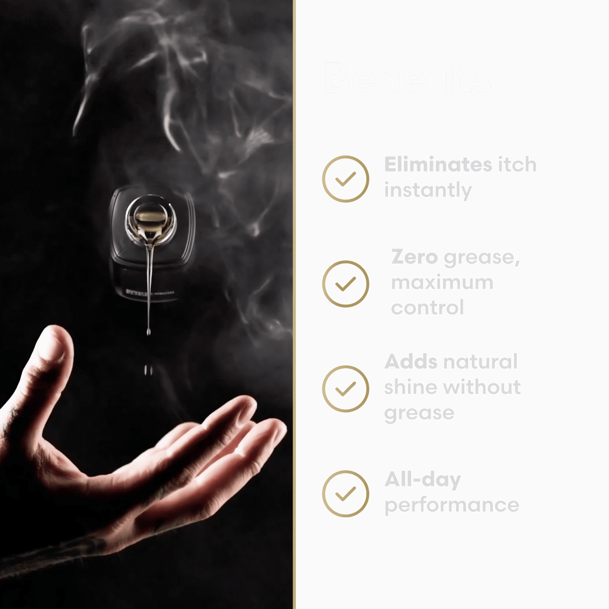 Day beard tonic benefits graphic