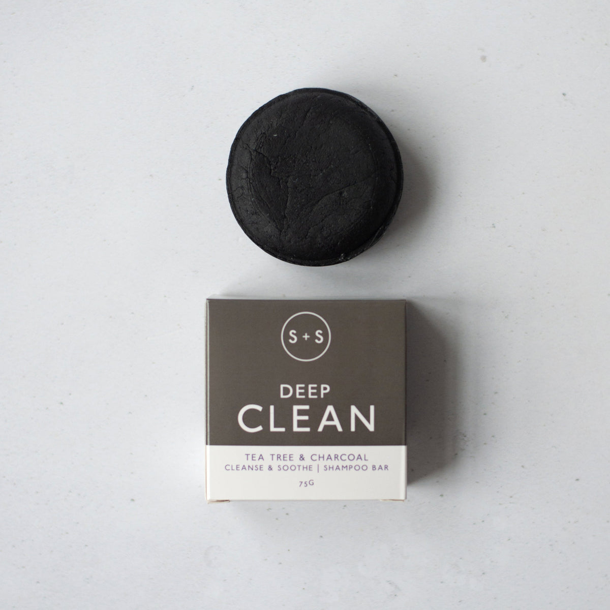 Salt + Steam Deep Clean Charcoal Shampoo Bar, 75g