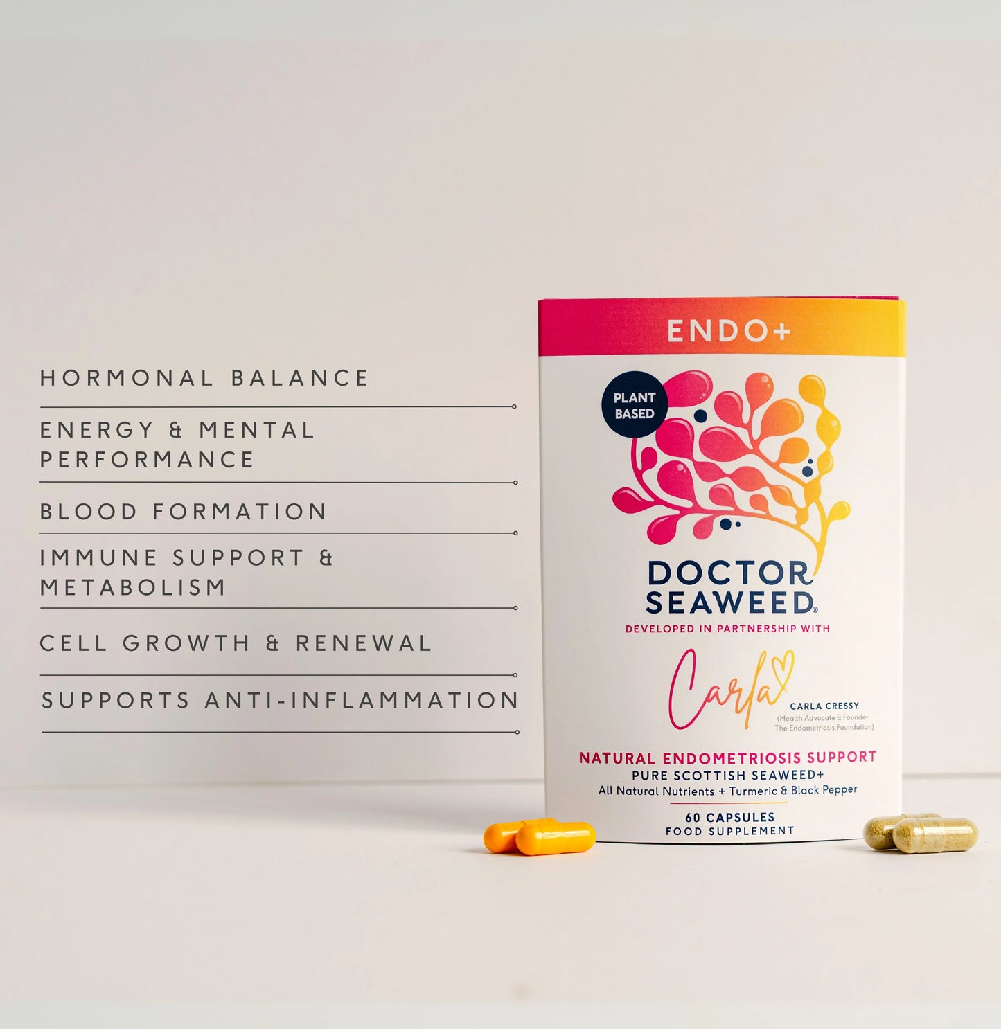 Doctor Seaweed Endo+ Endometriosis Support Capsules 30 Capsules