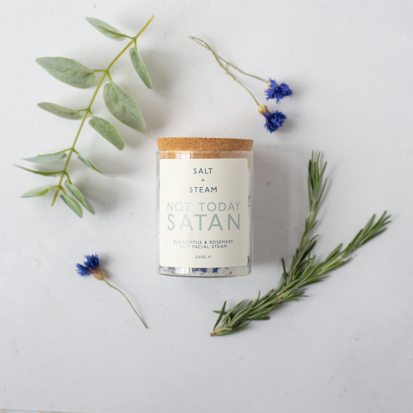 Salt + Steam Not Today, Satan facial steam jar, 200g