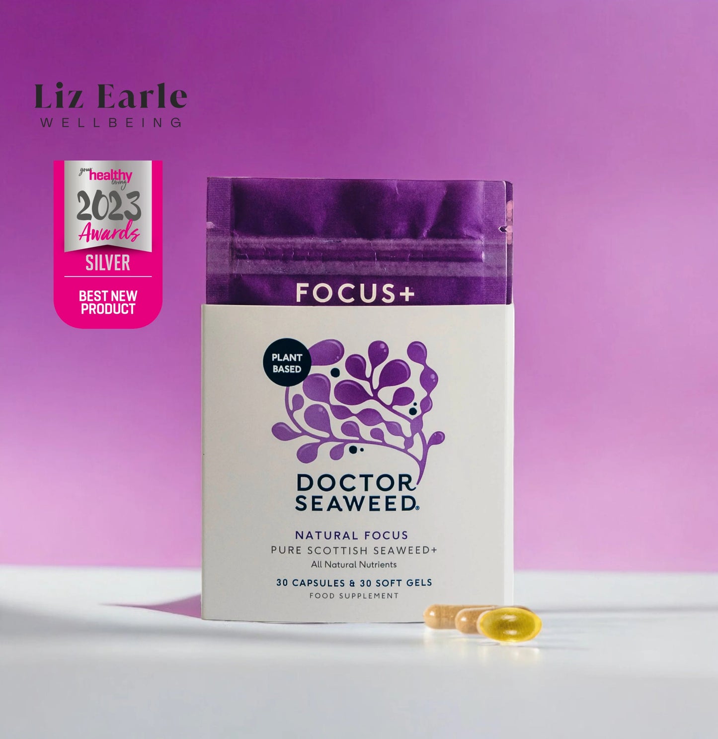 Doctor Seaweed Focus+ Brain & Focus Supplement 30 Capsules