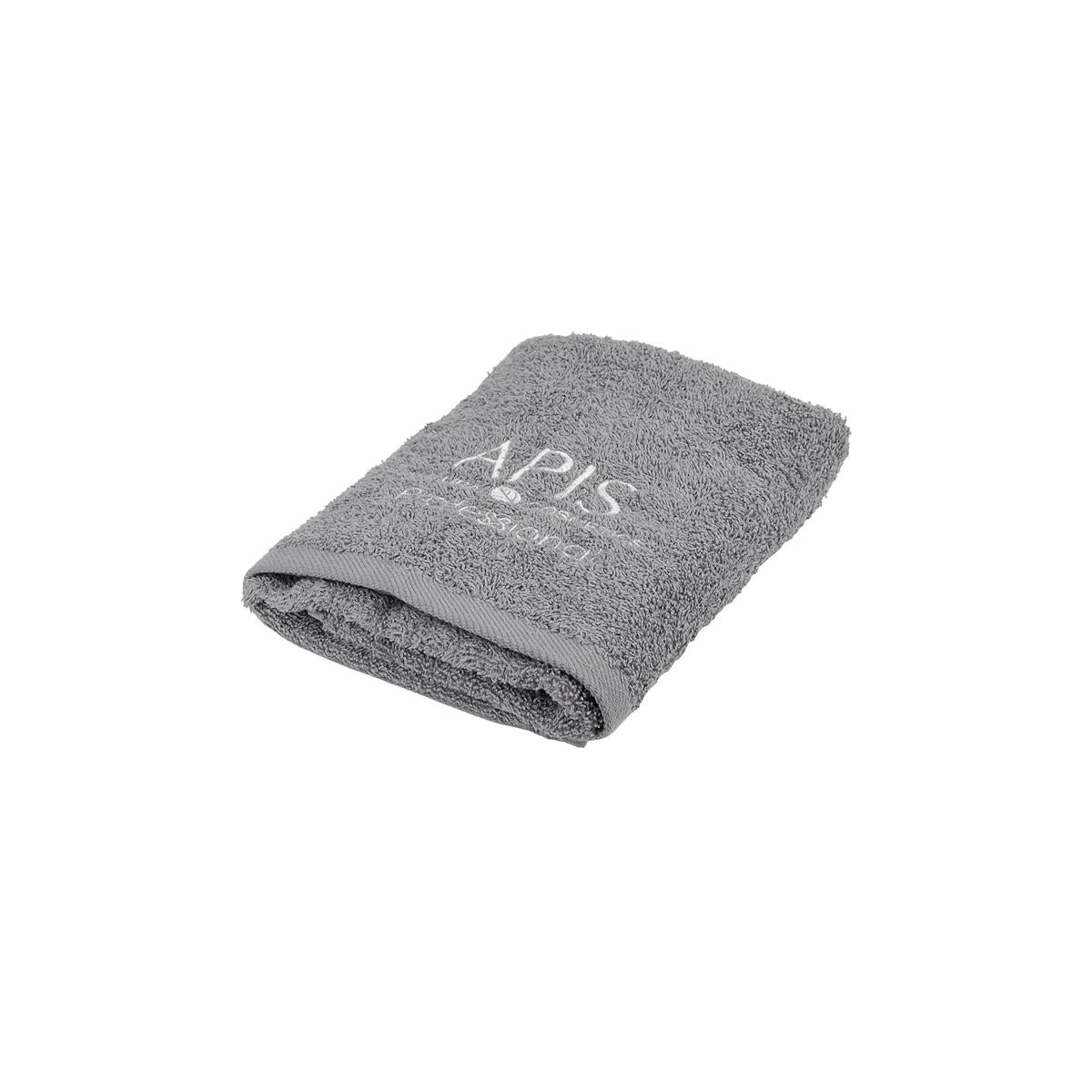 Apis Grey Terry Towel | 50×100cm | Soft & Absorbent Salon Textile