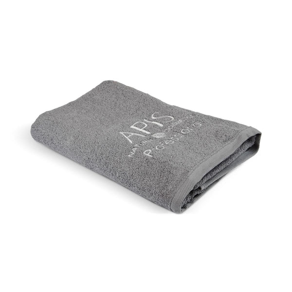Apis Grey Terry Bath Towel | 70×140cm | Soft & Absorbent Salon Textile