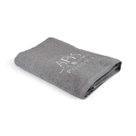 Apis Grey Terry Bath Towel | 70×140cm | Soft & Absorbent Salon Textile