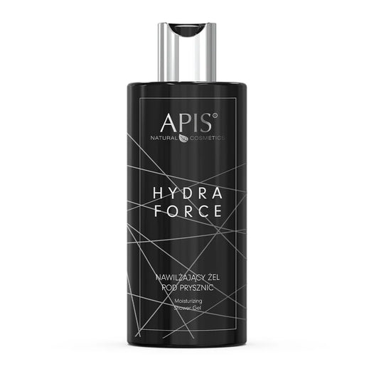Apis Hydra Force Moisturising Shower Gel for Men 300ml on a white background