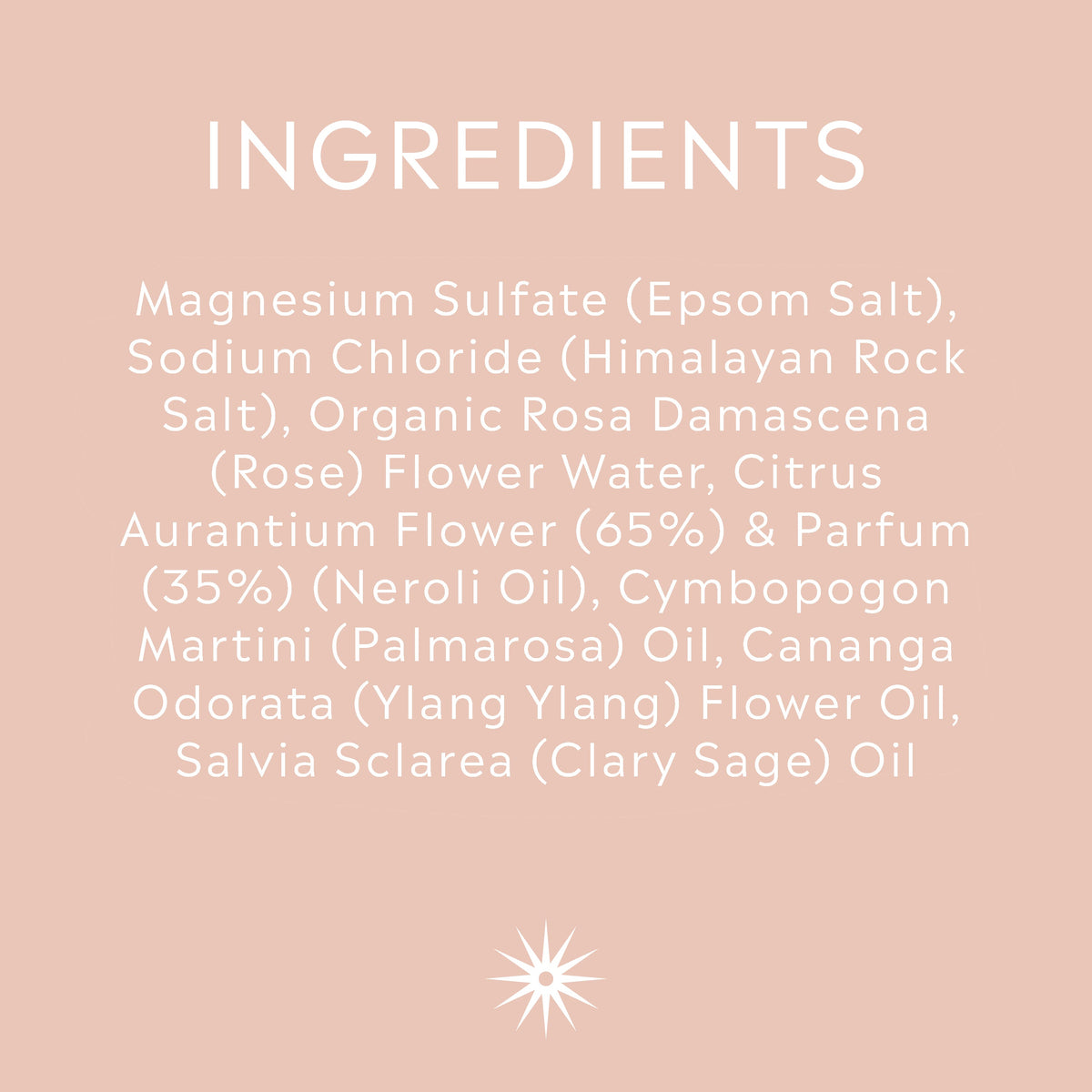 Salt + Steam In Bloom bath salts bath shot