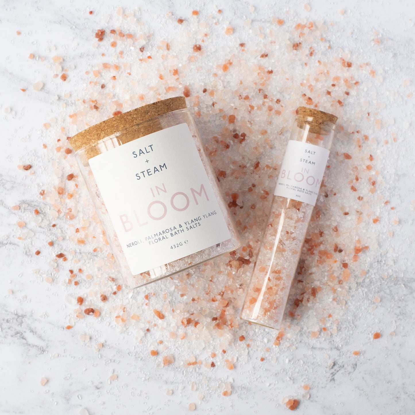 Salt + Steam In Bloom bath salts refill bag
