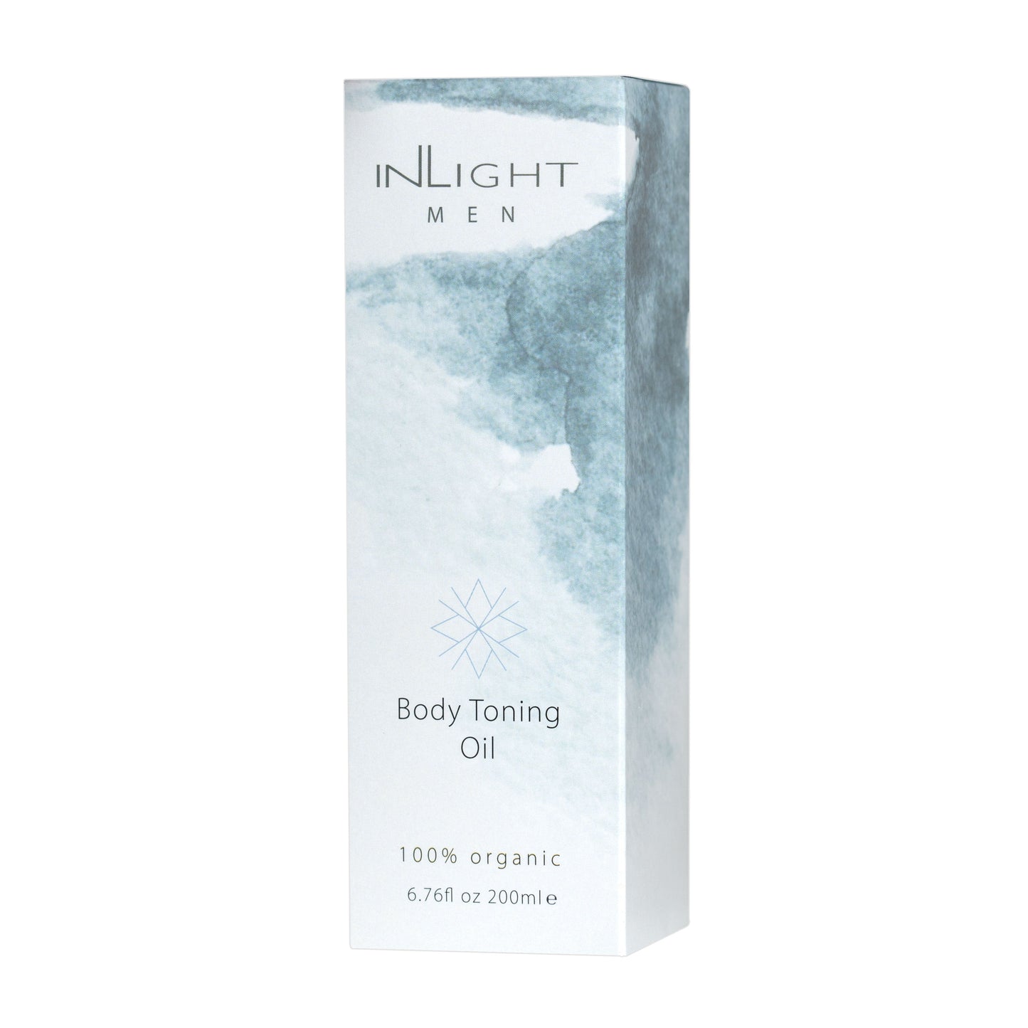 Box of inLight Men Body Toning Oil on a white background