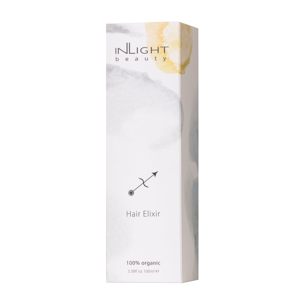 Inlight Beauty Hair Elixir 100ml packaging on a white background