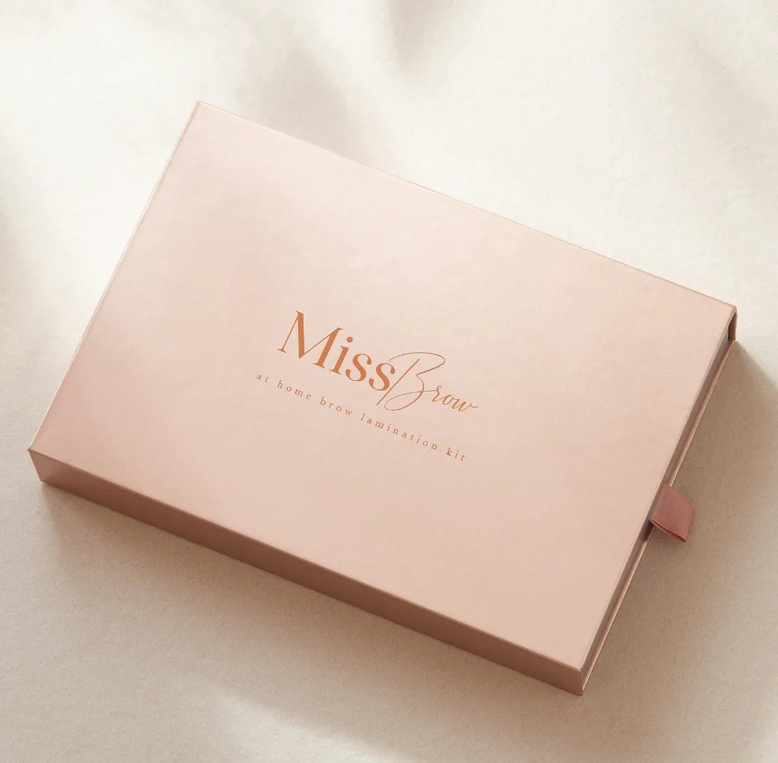 Miss Brow Home Brow Lamination Gift Set with Tools & Brow Care Serum
