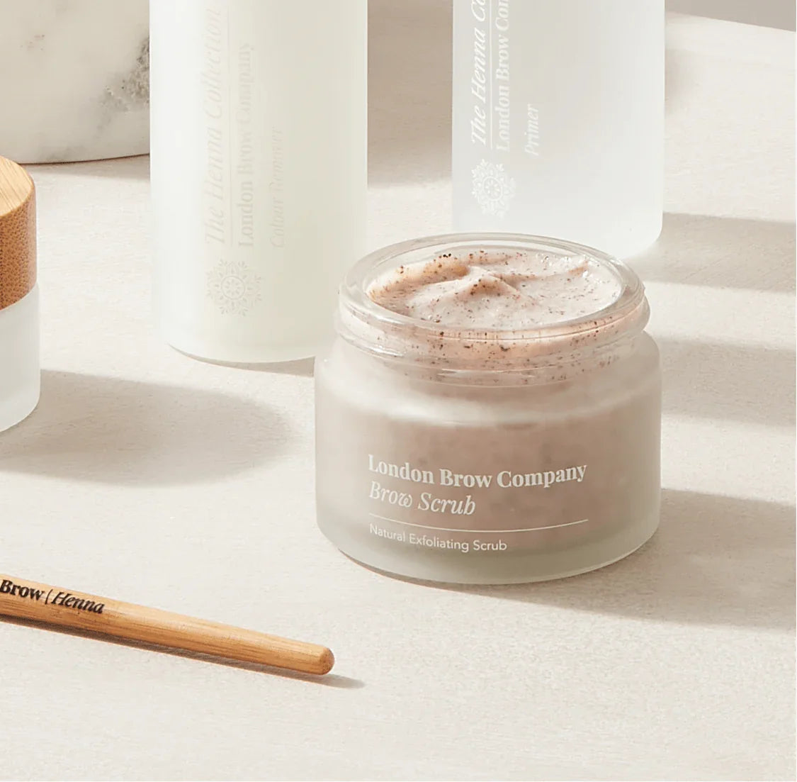 London Brow Exfoliating Brow Scrub 50g