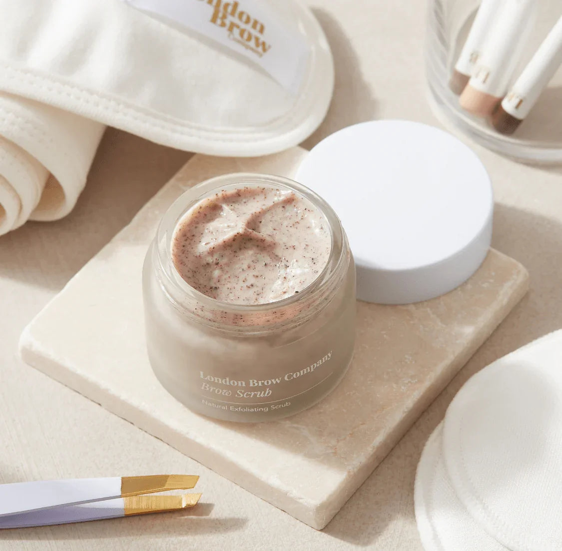 London Brow Exfoliating Brow Scrub 50g