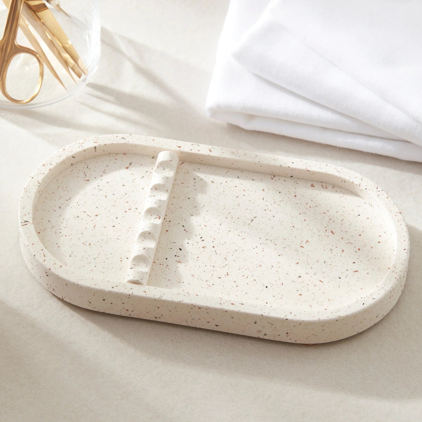 London Brow Handmade Jesmonite Tool Tray