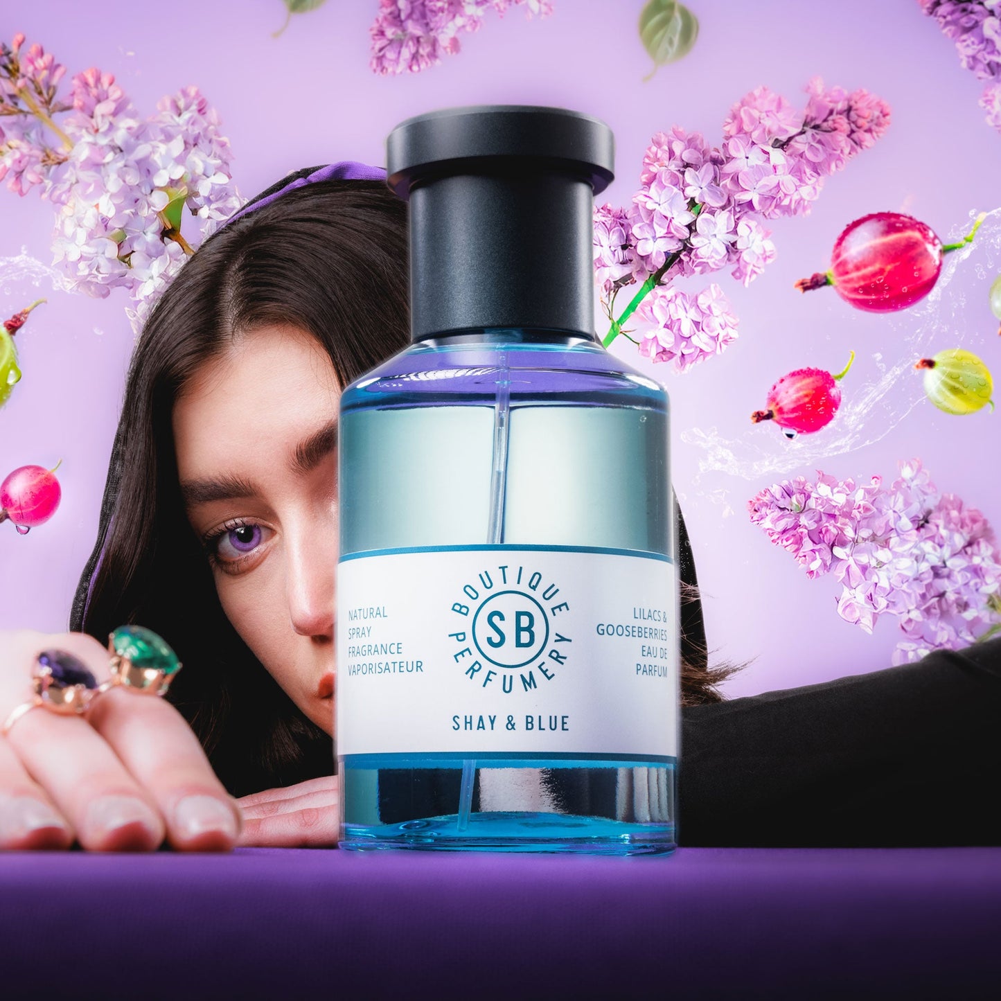 Shay & Blue Lilacs & Gooseberries Natural Spray Fragrance 100ml