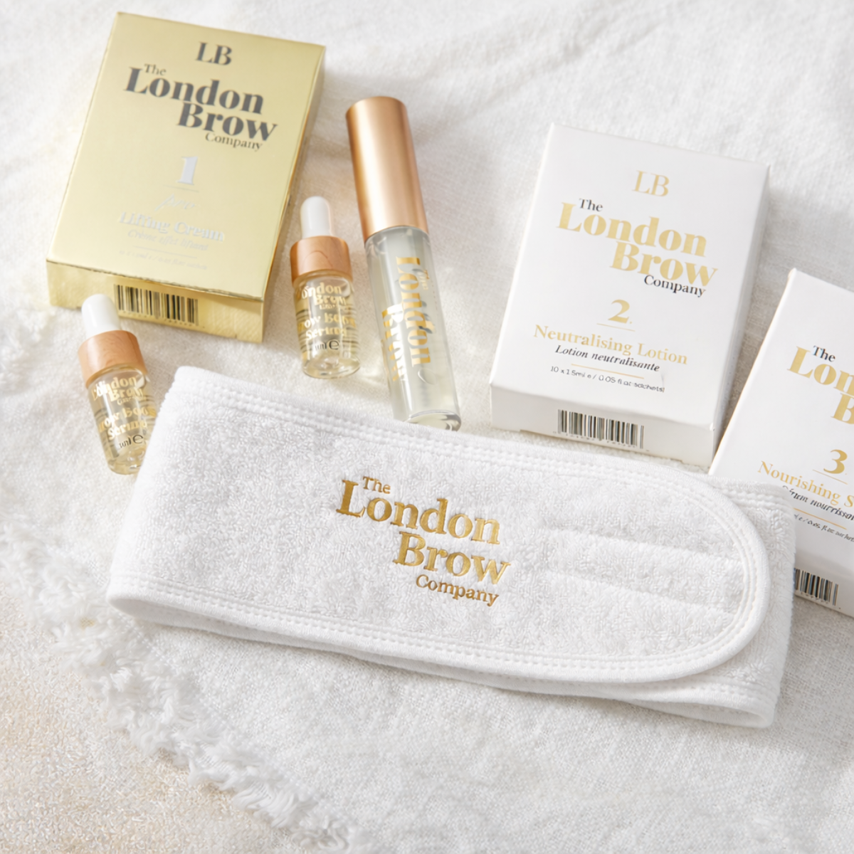 London Brow Luxury Spa Cotton Headband