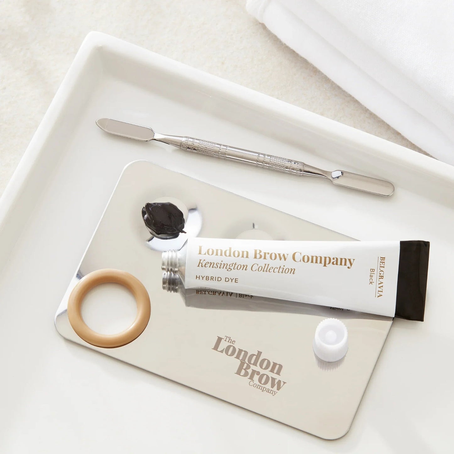 London Brow MUA Stainless Steel Mixing Palette