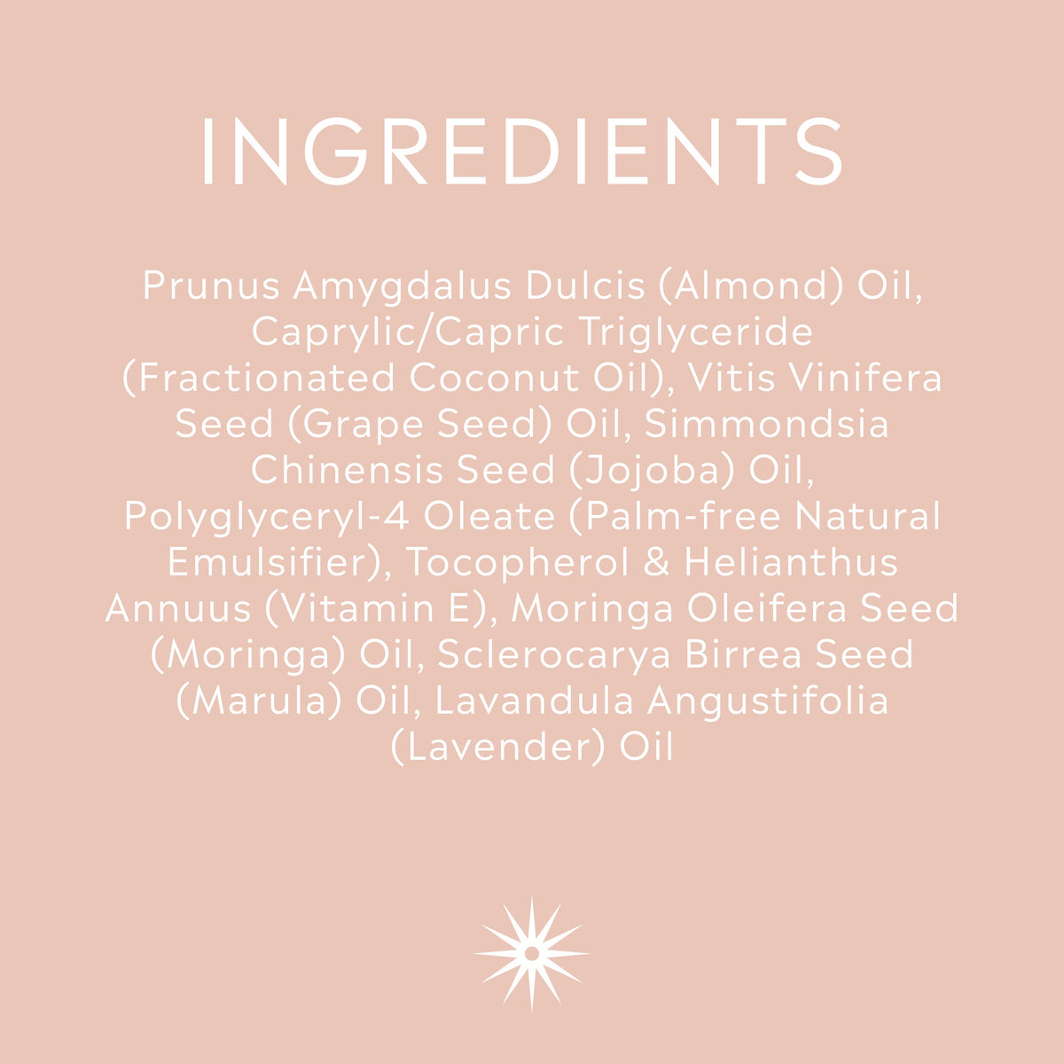 Full ingredients list for Salt + Steam Mama Time bath oil