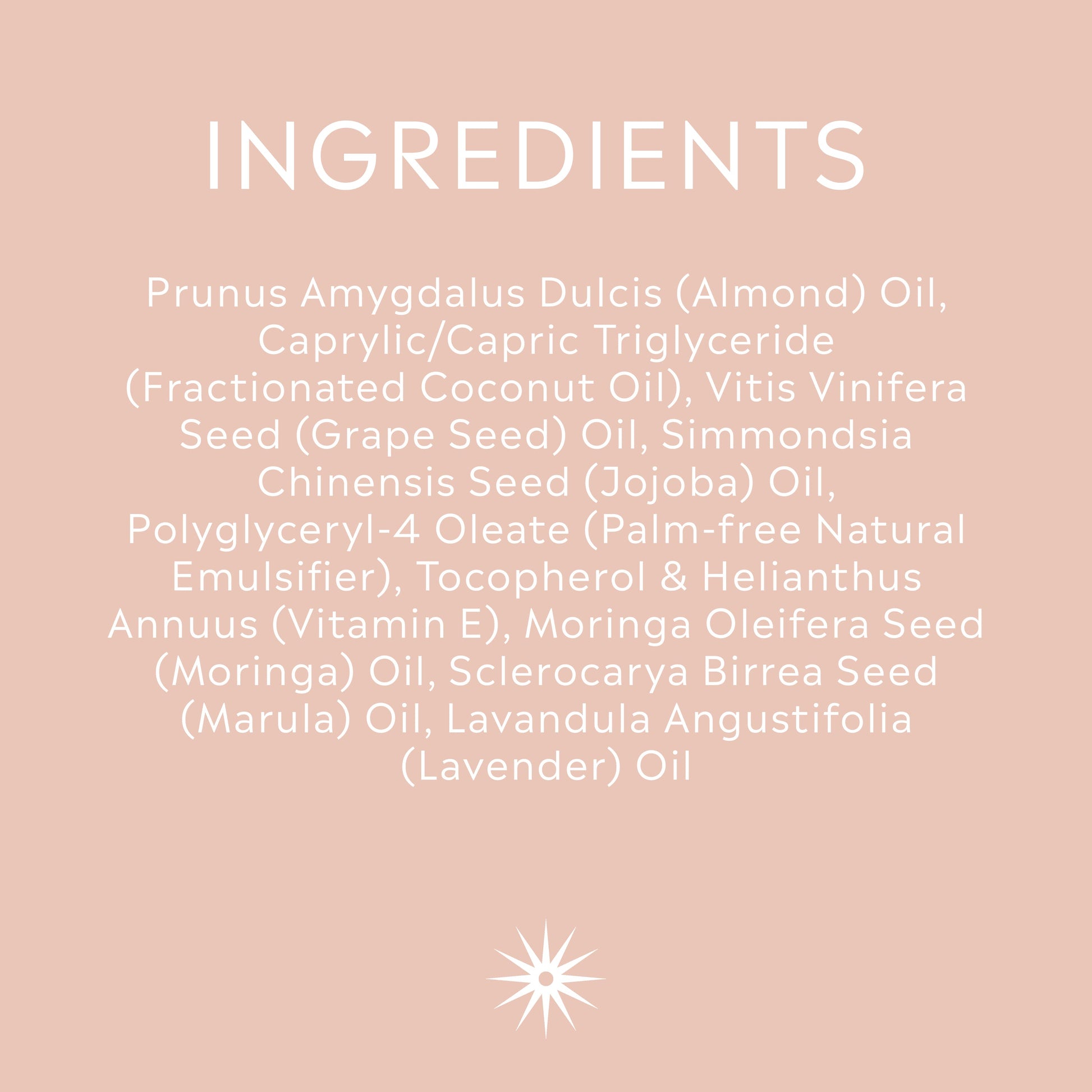 Full ingredients list for Salt + Steam Mama Time bath oil
