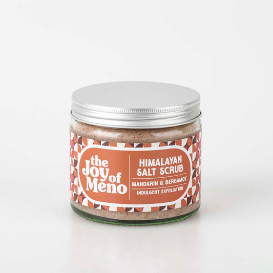 The Joy of Meno Himalayan Salt Scrub Mandarin & Bergamot 250ml