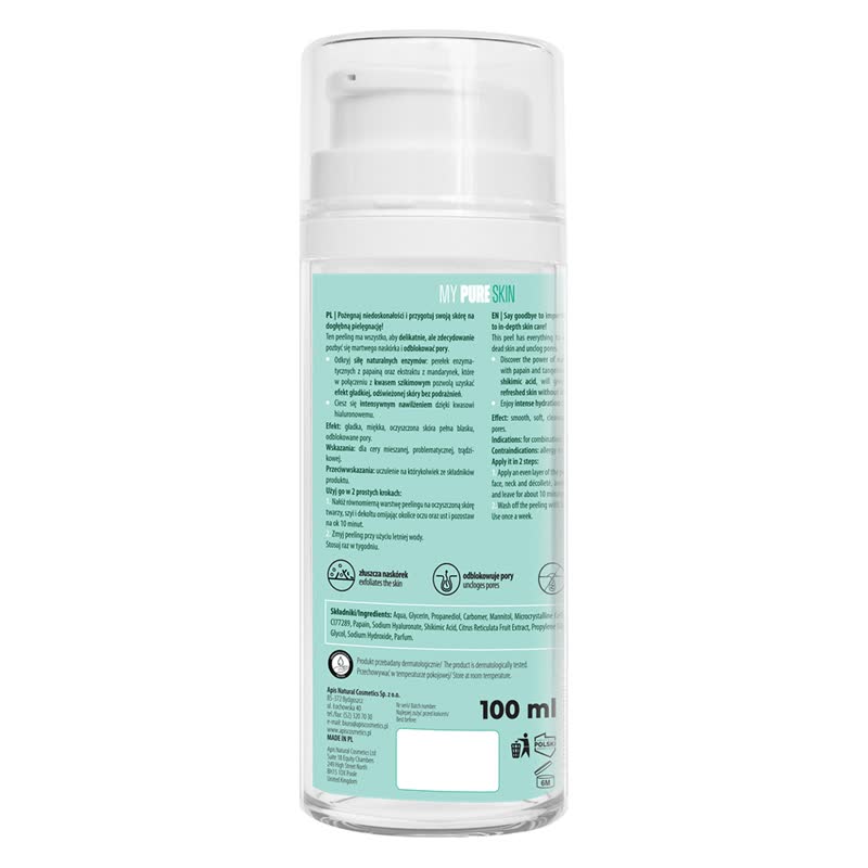 Apis My Pure Skin Hydrogel Peeling with Shikimic Acid | 100ml