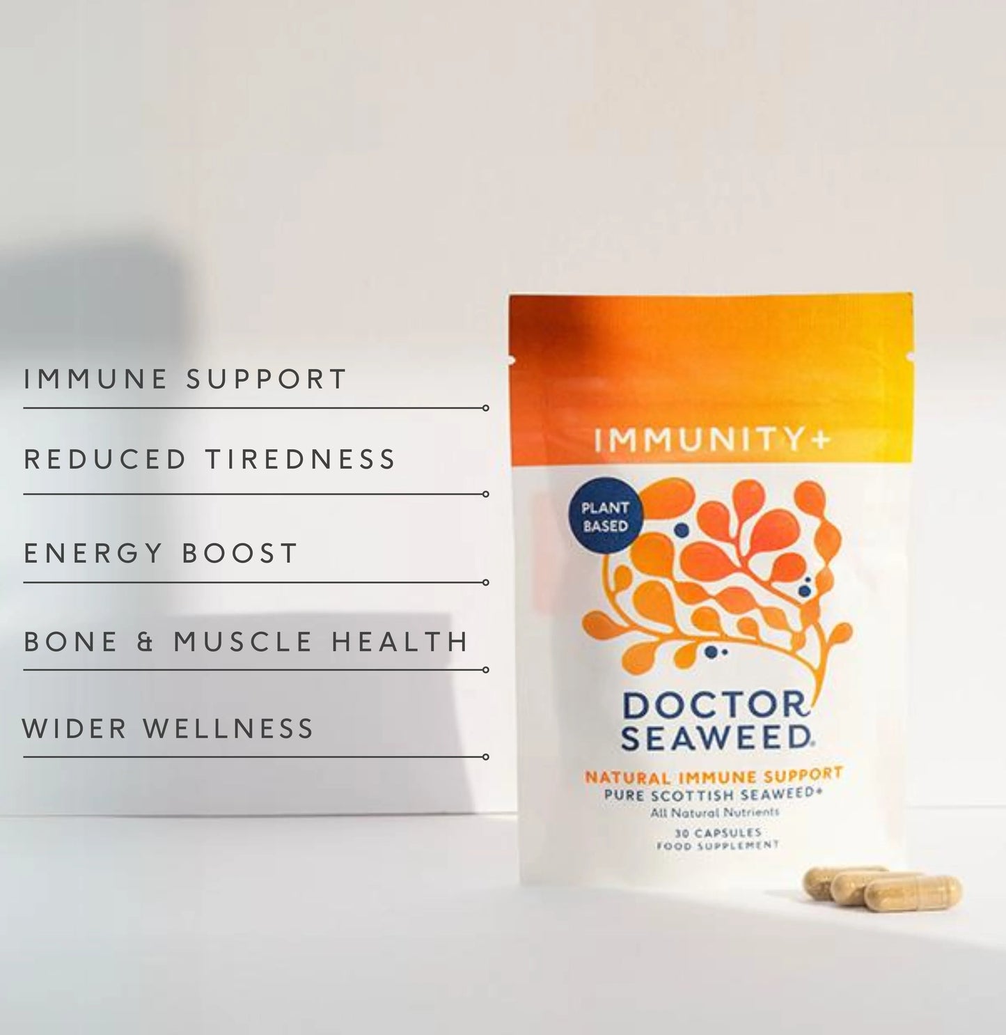 Doctor Seaweed Immunity+ Immune Support Capsules 30 Capsules