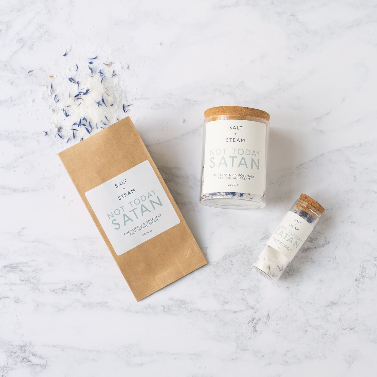 Salt + Steam Not Today, Satan facial steam refill bag