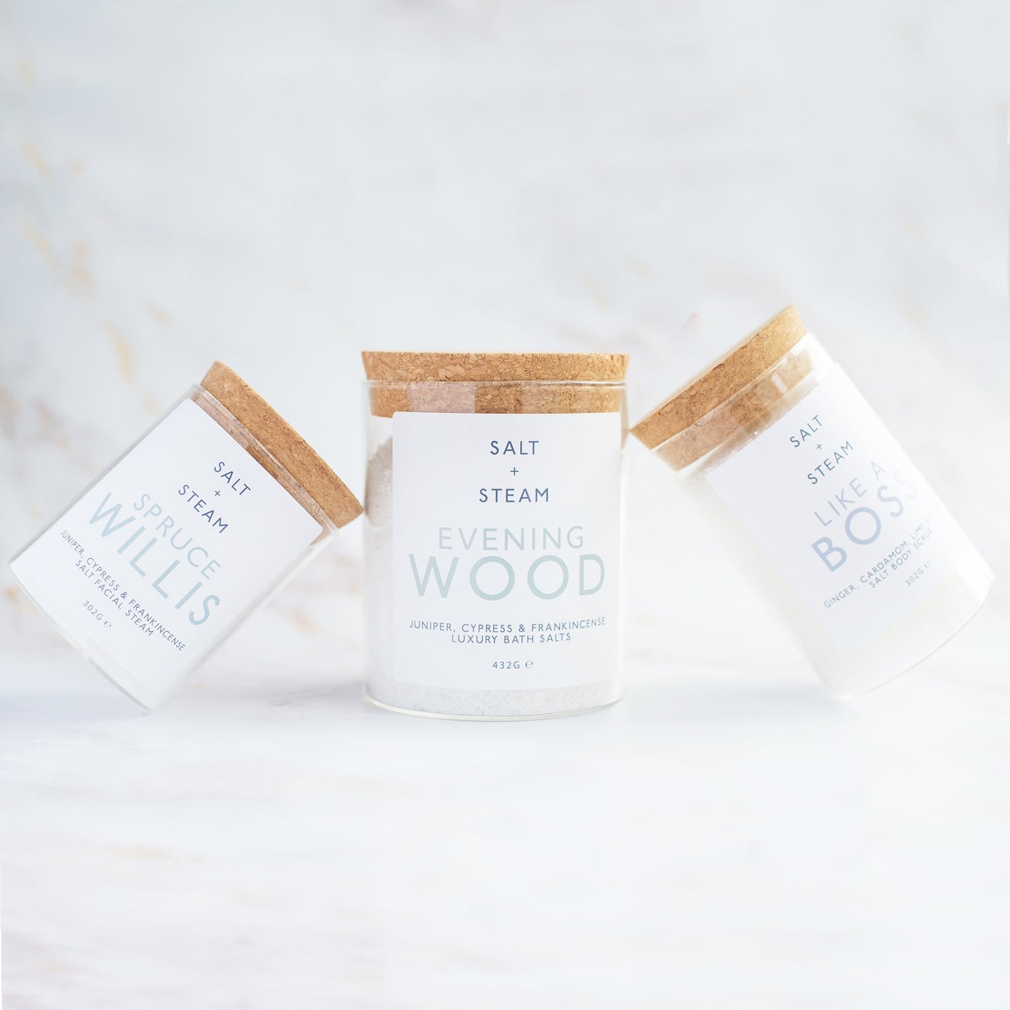 Salt + Steam Outdoorsy gift set contents laid out