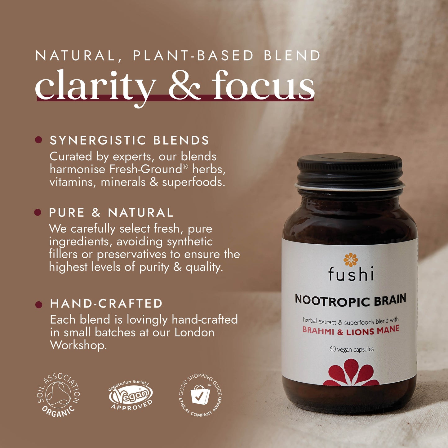 Fushi Nootropic Brain Blend 60 Capsules