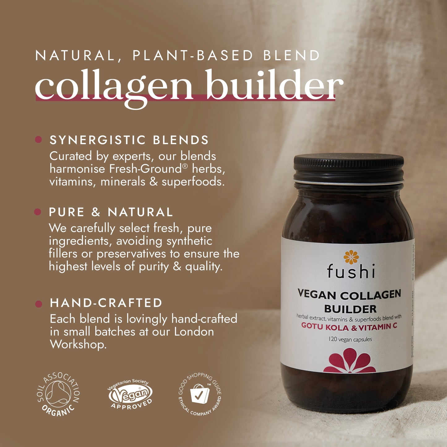 Fushi Vegan Collagen Builder 120 Capsules