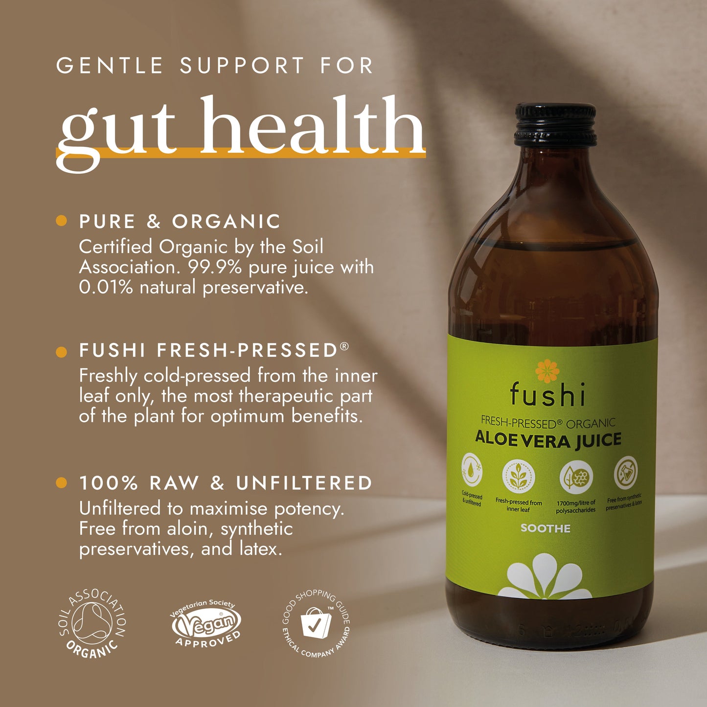 Fushi Organic Aloe Vera Juice 1 Litre