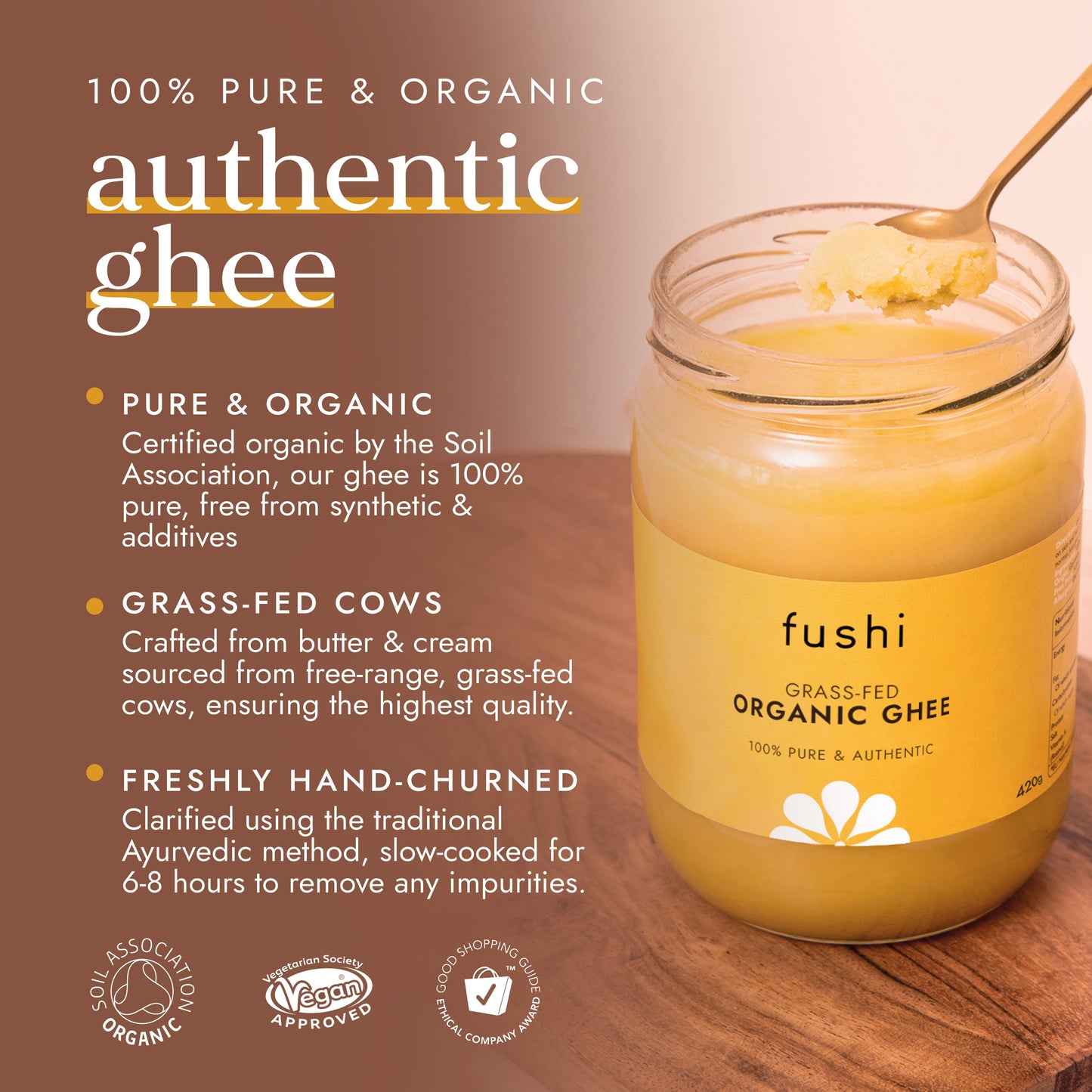 Fushi Organic Ghee 420g