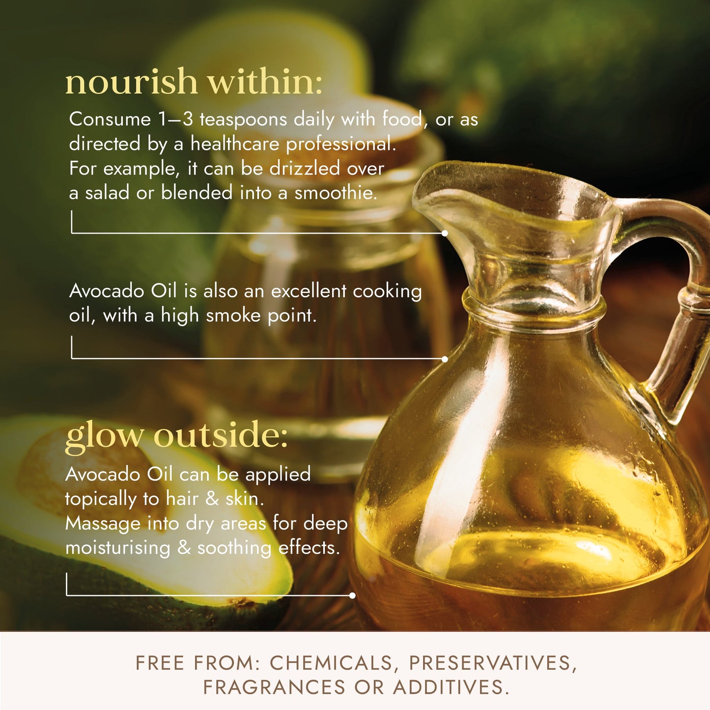 Fushi Organic Avocado Oil 100ml