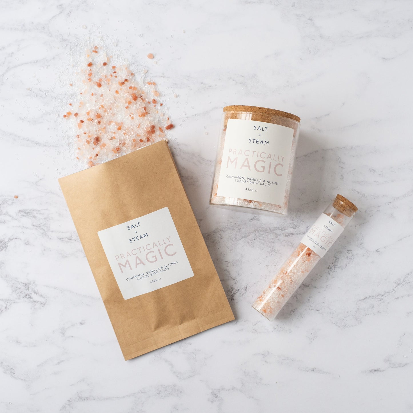 Salt + Steam Practically Magic bath salts refill bag