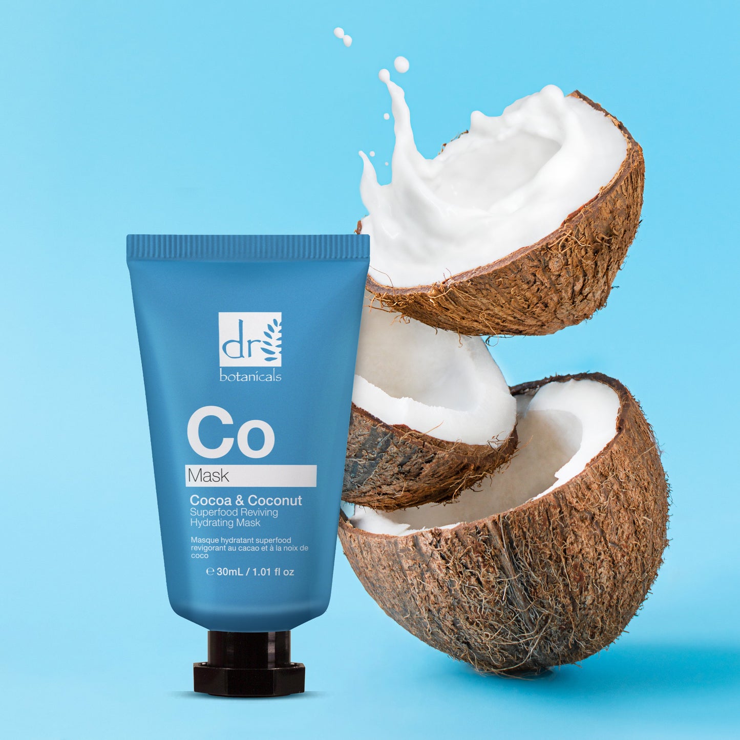 Dr Botanicals Cocoa & Coconut Superfood Reviving Hydrating Mask Duo