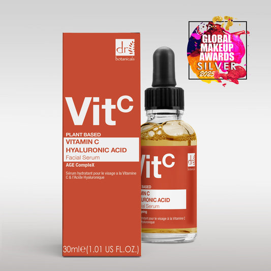 Dr Botanicals Vitamin C 5% & HA 2% Hydrating Facial Serum 30ml