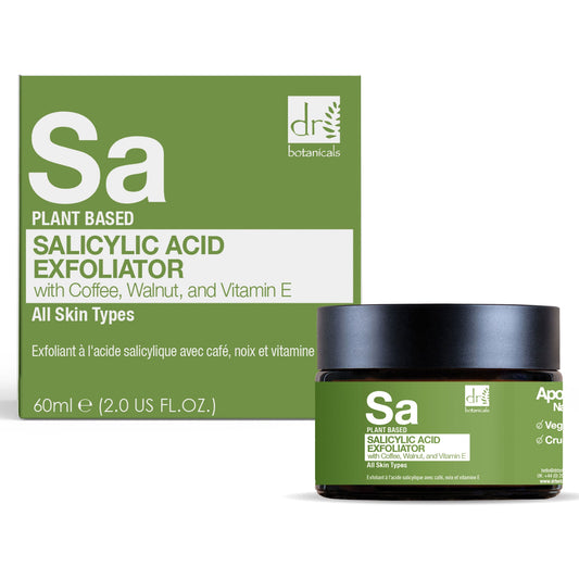 Dr Botanicals Salicylic Acid Exfoliator with Coffee, Walnut & Vitamin E 60ml