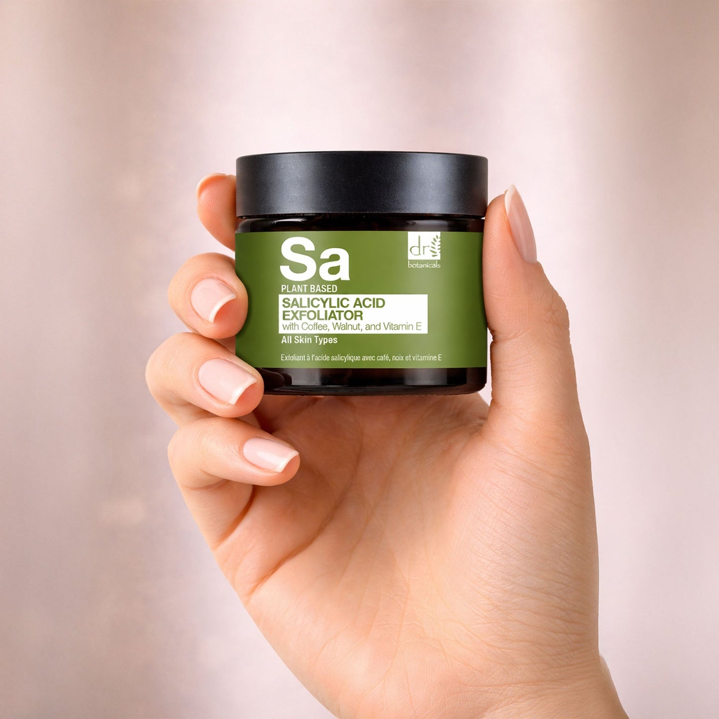 Dr Botanicals Salicylic Acid Exfoliator with Coffee, Walnut & Vitamin E 60ml