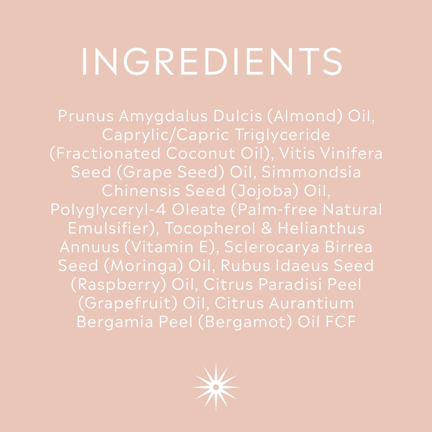 Full ingredients list for Salt + Steam Revive bath oil