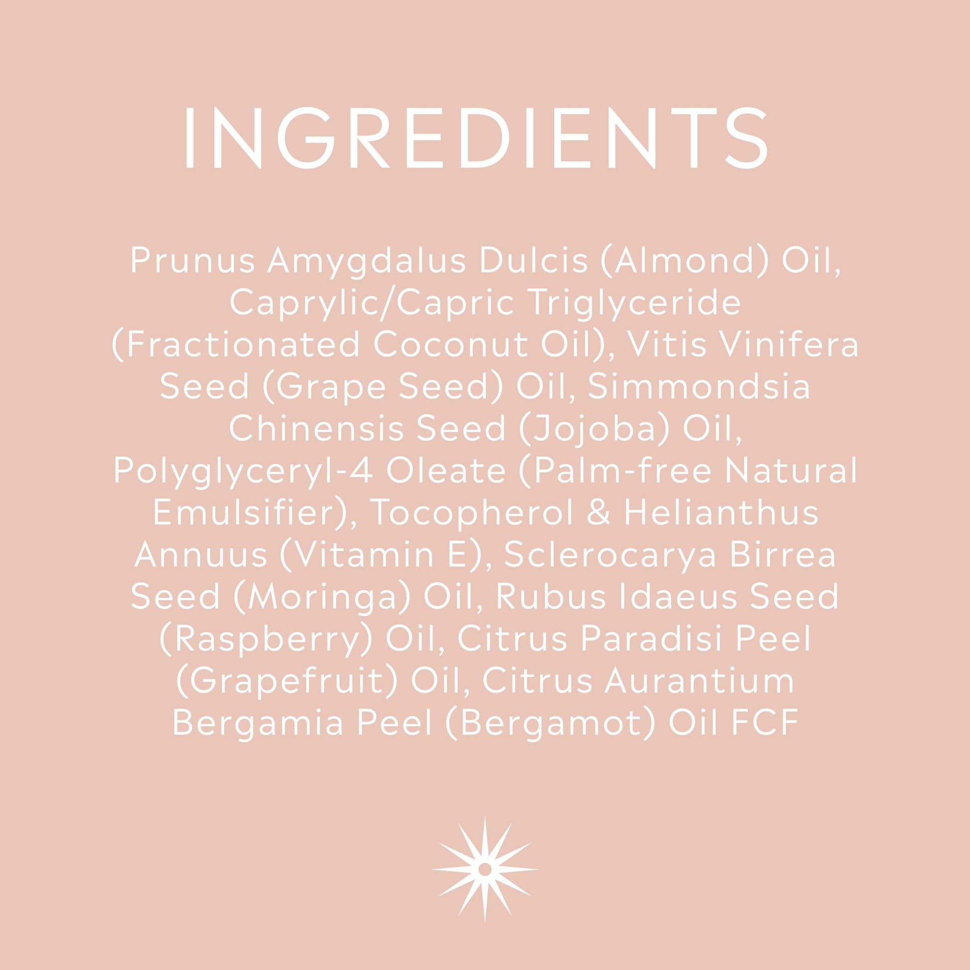 Full ingredients list for Salt + Steam Revive bath oil