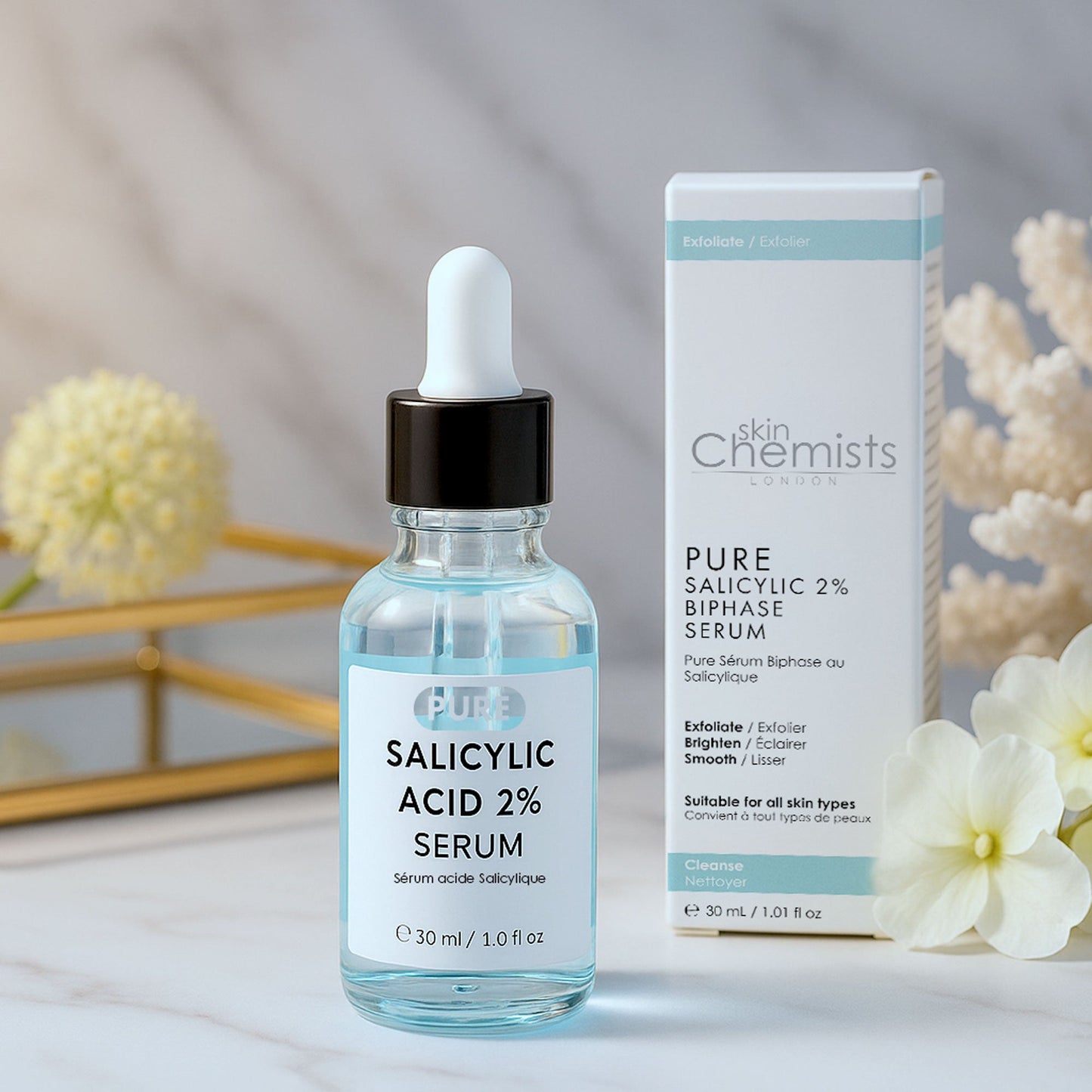 skinChemists Pure Salicylic 2% Biphase Serum 30ml