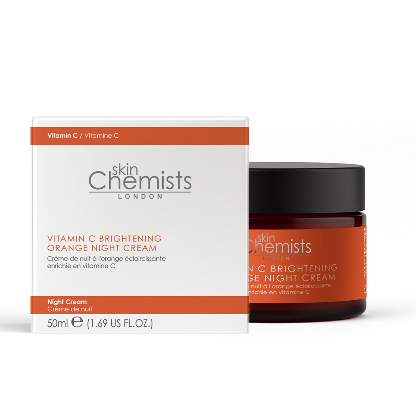 skinChemists Vitamin C Brightening Orange Night Cream 50ml