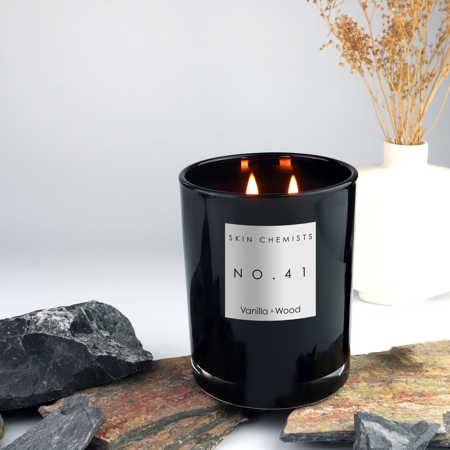 skinChemists No.41 Vanilla & Wood Candle 200g