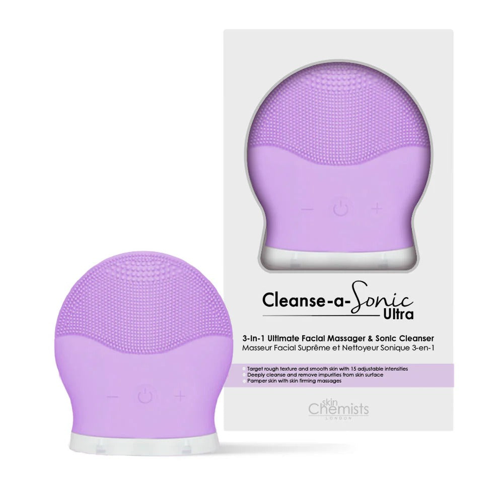 skinChemists Cleanse-A-Sonic Cleansing Device - Purple