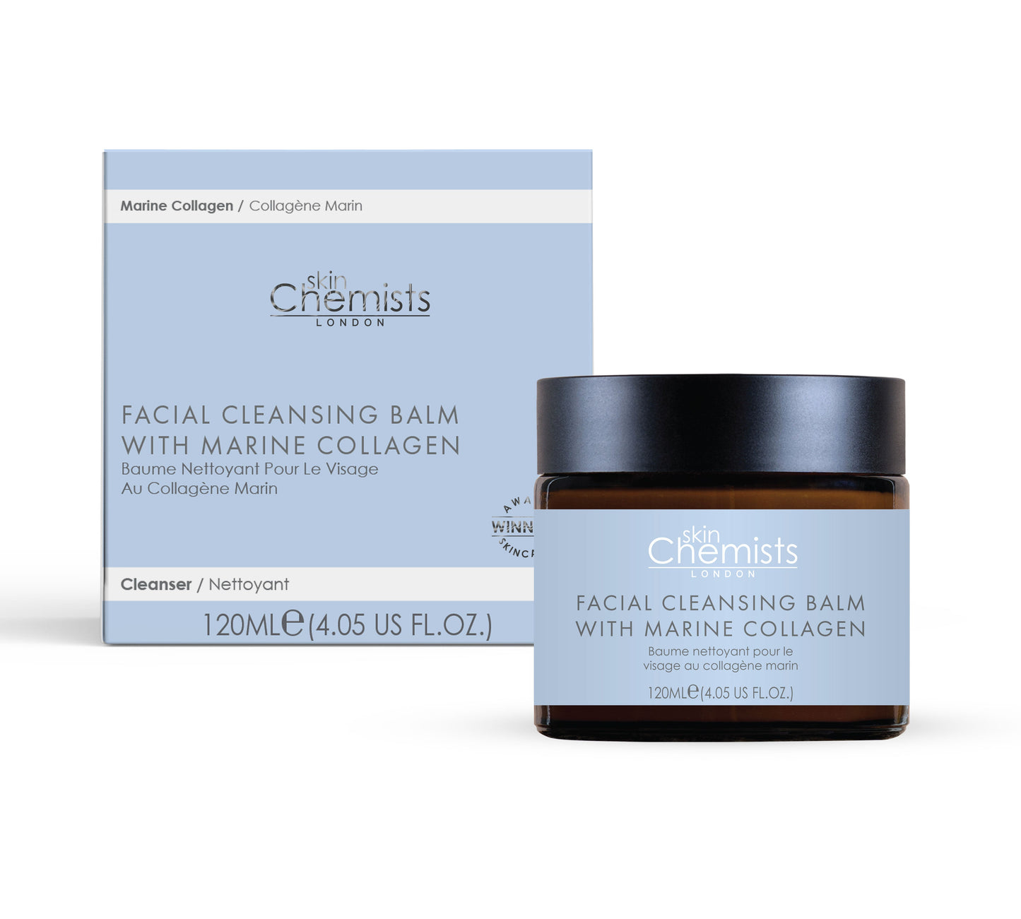 skinChemists Cleansing Balm with Marine Collagen 120ml