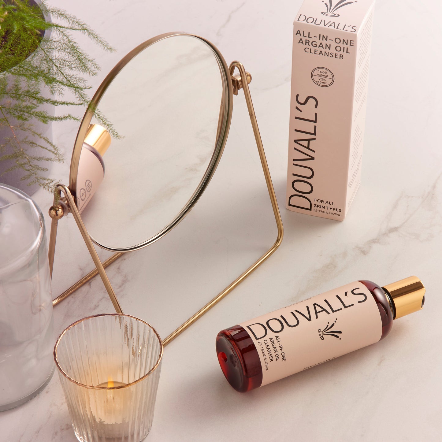 All-In-One Organic Argan Oil Cleanser 150ml | Deep Cleansing And Makeup Removing