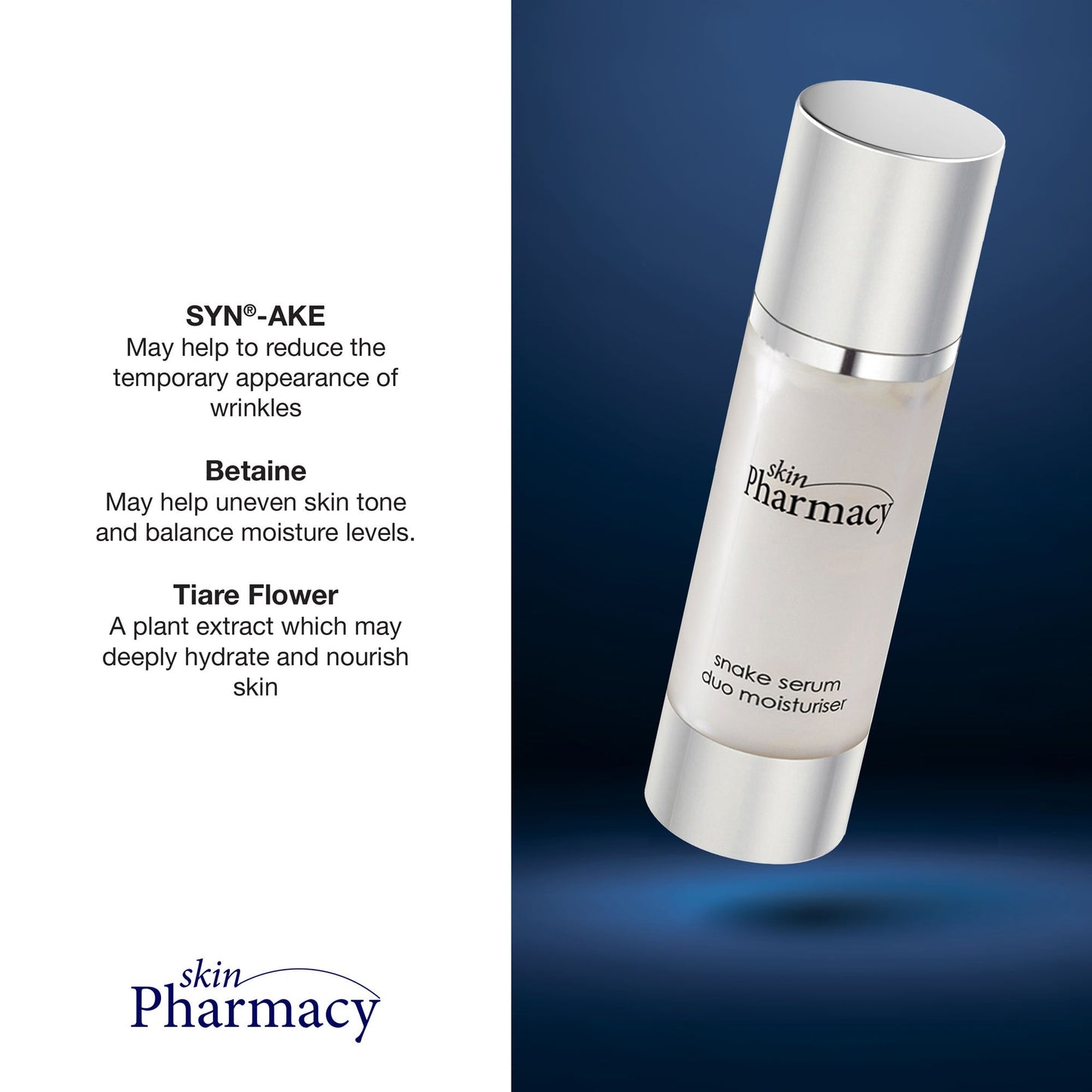 skinChemists Snake Serum Duo Moisturiser 50ml