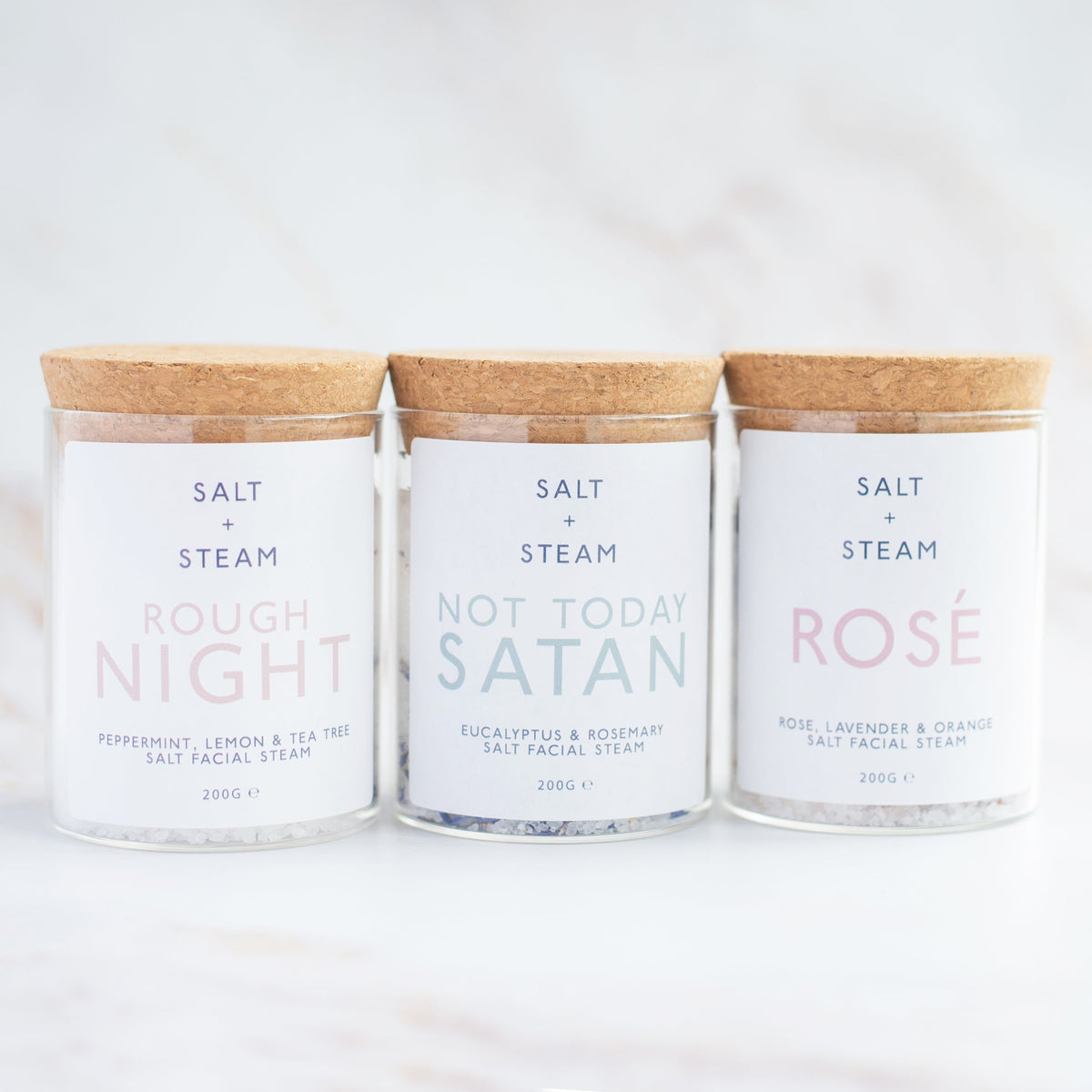 Salt + Steam Steamy Trio facial steam gift set