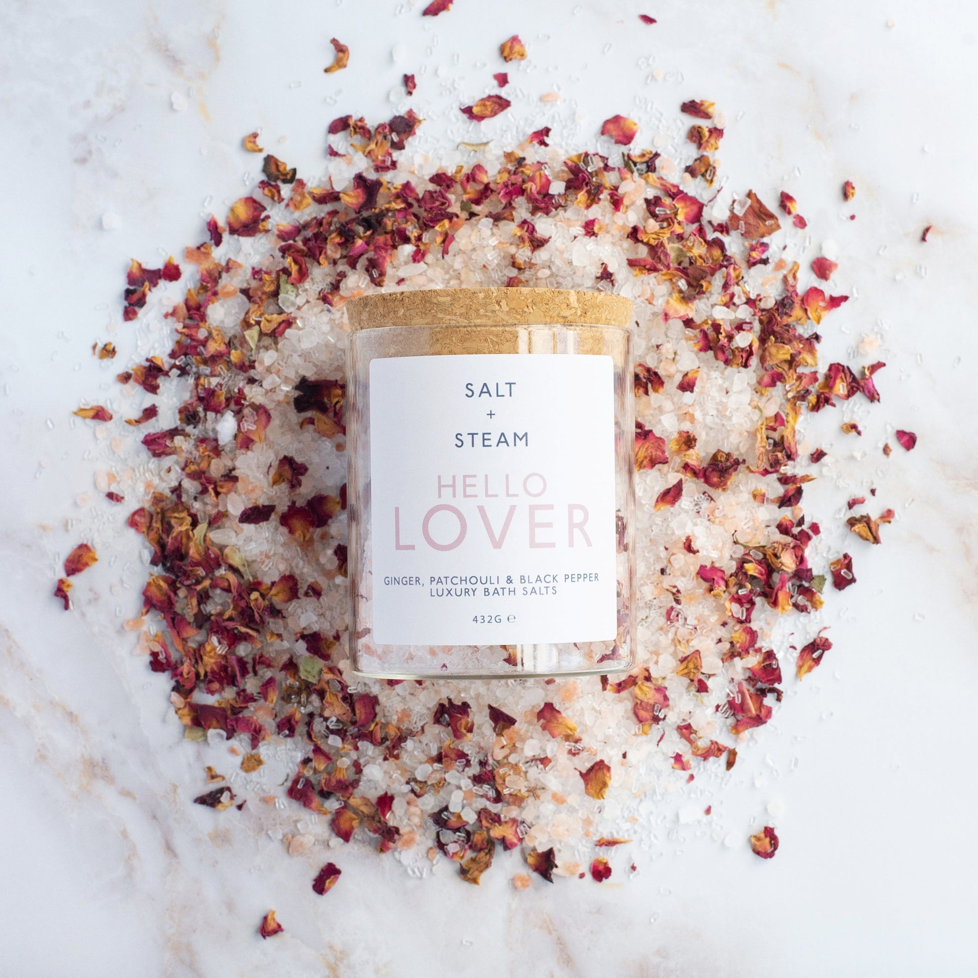 Salt + Steam Hello Lover bath salts refill bag